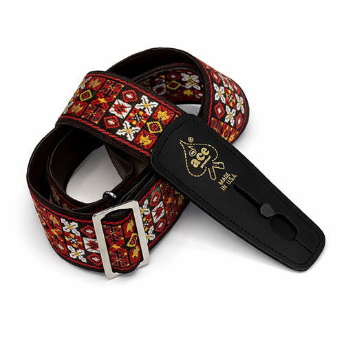 X's & O's | Ace Vintage Reissue Pro Straps  w/ Lock-it Ends