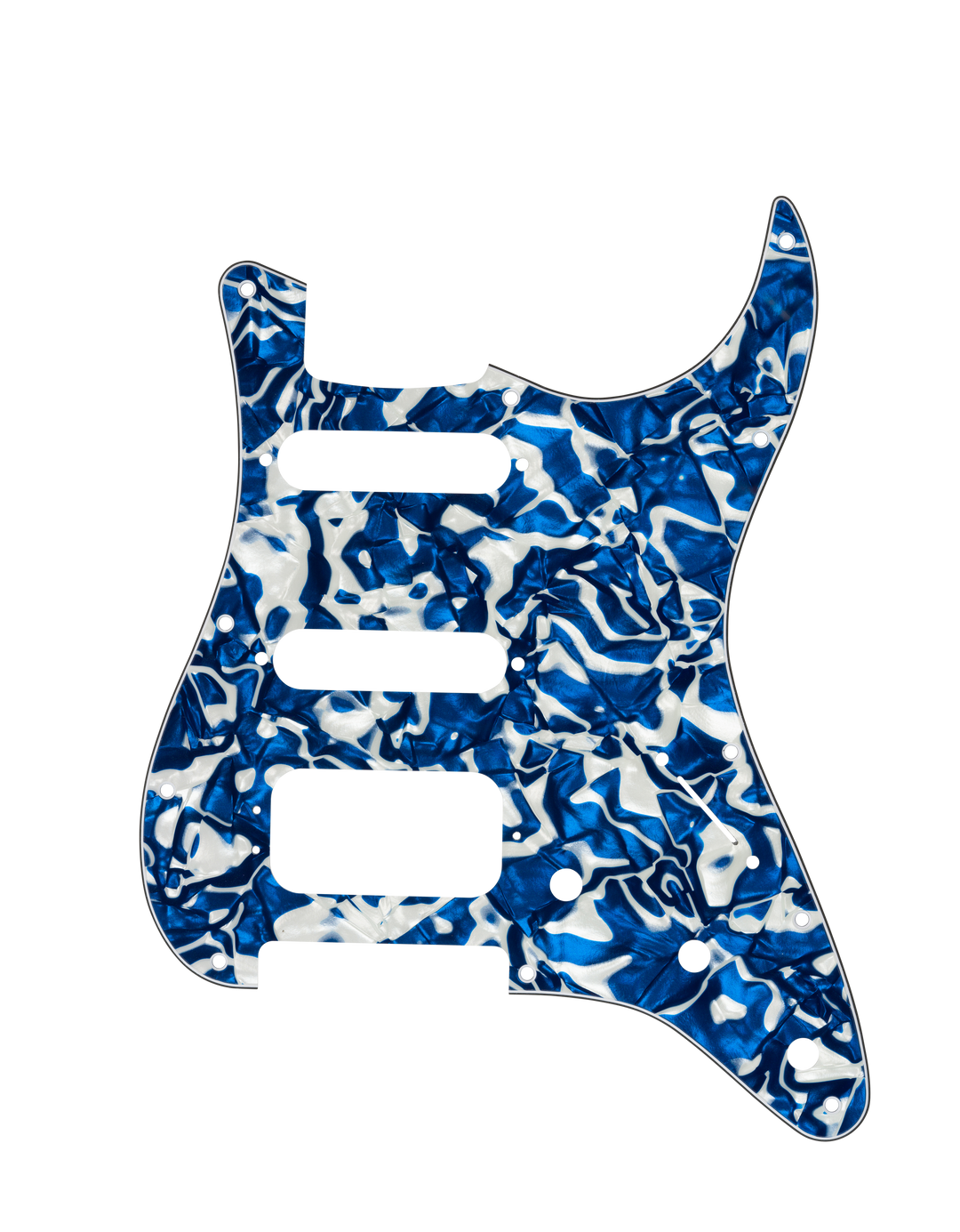 Blue Swirl Pearl | Strat Pickguard