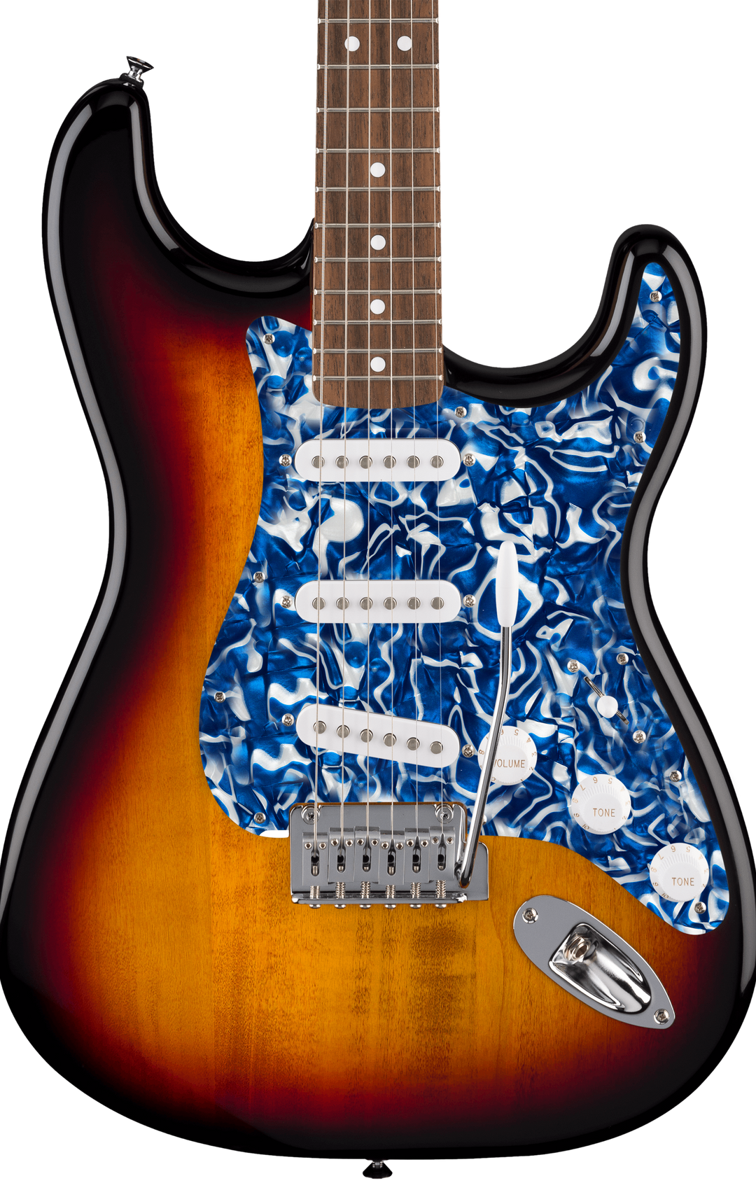 Blue Swirl Pearl | Strat Pickguard