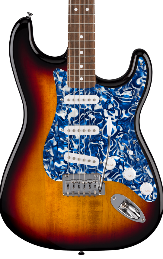 Blue Swirl Pearl | Strat Pickguard