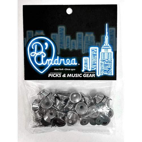 Input Strap Button Chrome | Strap Buttons – D'Andrea USA